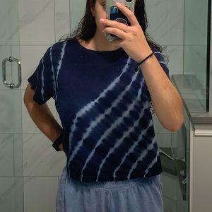 Lou and Grey cropped Tye dye T shirt.
